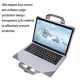 15.4 Inch Macbook Pro Protective Tote Bag - Pink - 45-Degree Angle