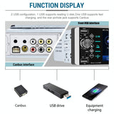 5.1 Inch Ips Capacitive Carplay Player + 8 Light Camera - Standard - 45-Degree Angle