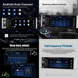 5.1 Inch Ips Capacitive Carplay Player + 8 Light Camera - Standard - Rear View