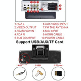 9.5 Inch Carplay Mp5 Player + 8 Light Camera - Standard Style - 45-Degree Angle