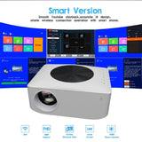 Smart Mini Led Projector - 80 Ansi Lumens 1280X720P - Side View