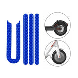 Reflective Stickers for Xiaomi Mijia M365 Pro Scooter - Blue - Front View