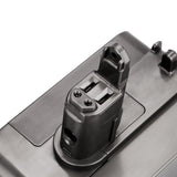 22.2v Spare Battery for Dyson Vacuum Cleaners - 3.0Ah - Rear View