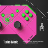 Rose Red Gamepad for Switch - Tooth Design