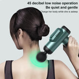 Flagship Model 6 Gears Fascia Massage Gun For Muscle Relaxation - Rear View
