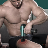 Flagship Model 6 Gears Fascia Massage Gun For Muscle Relaxation - Close-Up Angle