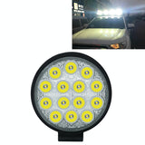 10.5W White Light Round - Shaped Waterproof Car Boat Marine Work Lights Spotlight Led Bulbs Dc 9 - 30V - Top-Down View