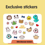 32gb Mini Children's Cartoon Camera Toy with Touch Screen and Dual-lens - Rear View