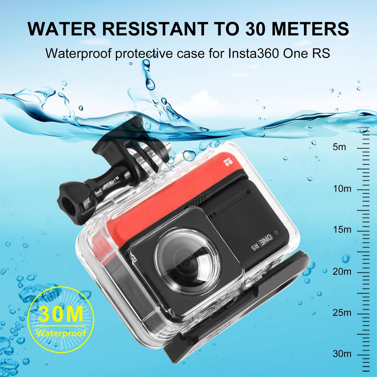 Insta360 one Rs 360 Diving Case - Waterproof 30m