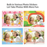 2.0-Inch 4X Zoom Hd Digital Camera For Kids - Blue - Pink - Close-Up Angle