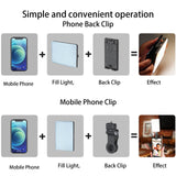 Portable 5w Fill Light for Mobile Live Broadcast - V11se Cool & Warm