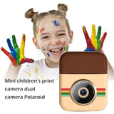 Children Instant Camera with 2.4 Hd Screen & 32gb Memory Card - Cp08 - Side View