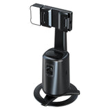 Auto Tracking Gimbal Stabilizer with Fill Light and Selfie Stick - 360 Degree Rotation - A200 Set 3 - Close-Up Angle