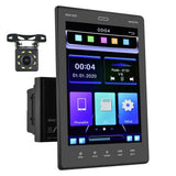 9.5 Inch Vertical Screen Car Mp5 Player - Dual Spindle + 8 Light Camera - Front View
