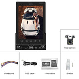 9.5 Inch Vertical Screen Car Mp5 Player - Dual Spindle + 8 Light Camera - Side View