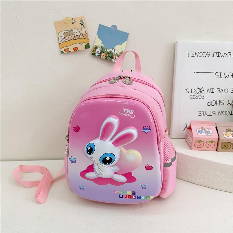 Blue Cartoon Astronaut Kids School Bag - Dinosaur Sky Blue