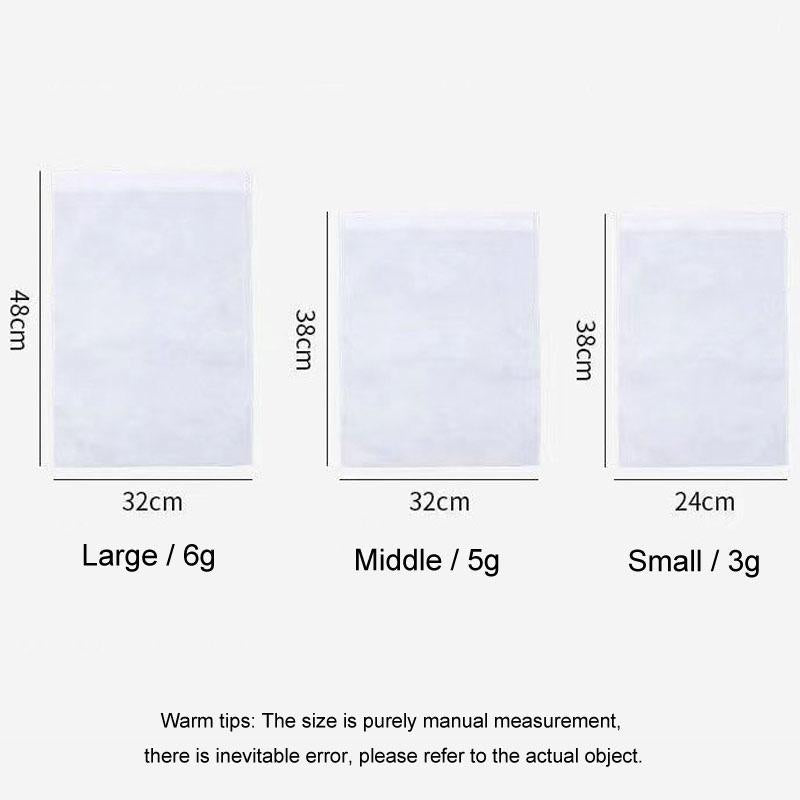 50 Pcs Thickened Non Woven Shoe Storage Bag Portable & Sunscreen - 50Pcs /Pack 32X48Cm Large