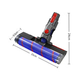 Green Light Floor Brush for Dyson V7-v11 Vacuums - Side View