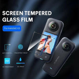 2-pack Curved Hd Protective Film for Insta360 X3 - 45-Degree Angle