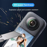 2-pack Curved Hd Protective Film for Insta360 X3 - Rear View