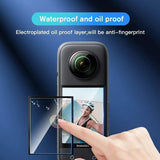 2-pack Curved Hd Protective Film for Insta360 X3 - Close-Up Angle