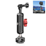 Universal Cnc Rearview Magic Arm for Motorcycles - Front View