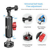 Universal Cnc Rearview Magic Arm for Motorcycles - 45-Degree Angle