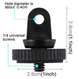 Universal 1 / 4 Tripod Mount for Gopro Hero 12