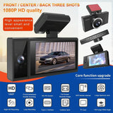1080P Hd Triple Recording Car Recorder With Wifi & Mobile App - Side View