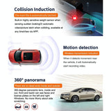 1080P Hd Triple Recording Car Recorder With Wifi & Mobile App - Rear View