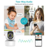 Smart Hd Wifi Camera With Night Vision And Two-Way Intercom - Side View
