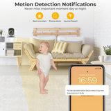 Smart Hd Wifi Camera With Night Vision And Two-Way Intercom - 45-Degree Angle