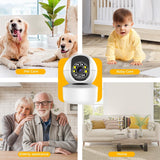 Smart Hd Wifi Camera With Night Vision And Two-Way Intercom - Rear View