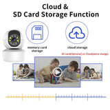 Smart Hd Wifi Camera With Night Vision And Two-Way Intercom - Close-Up Angle