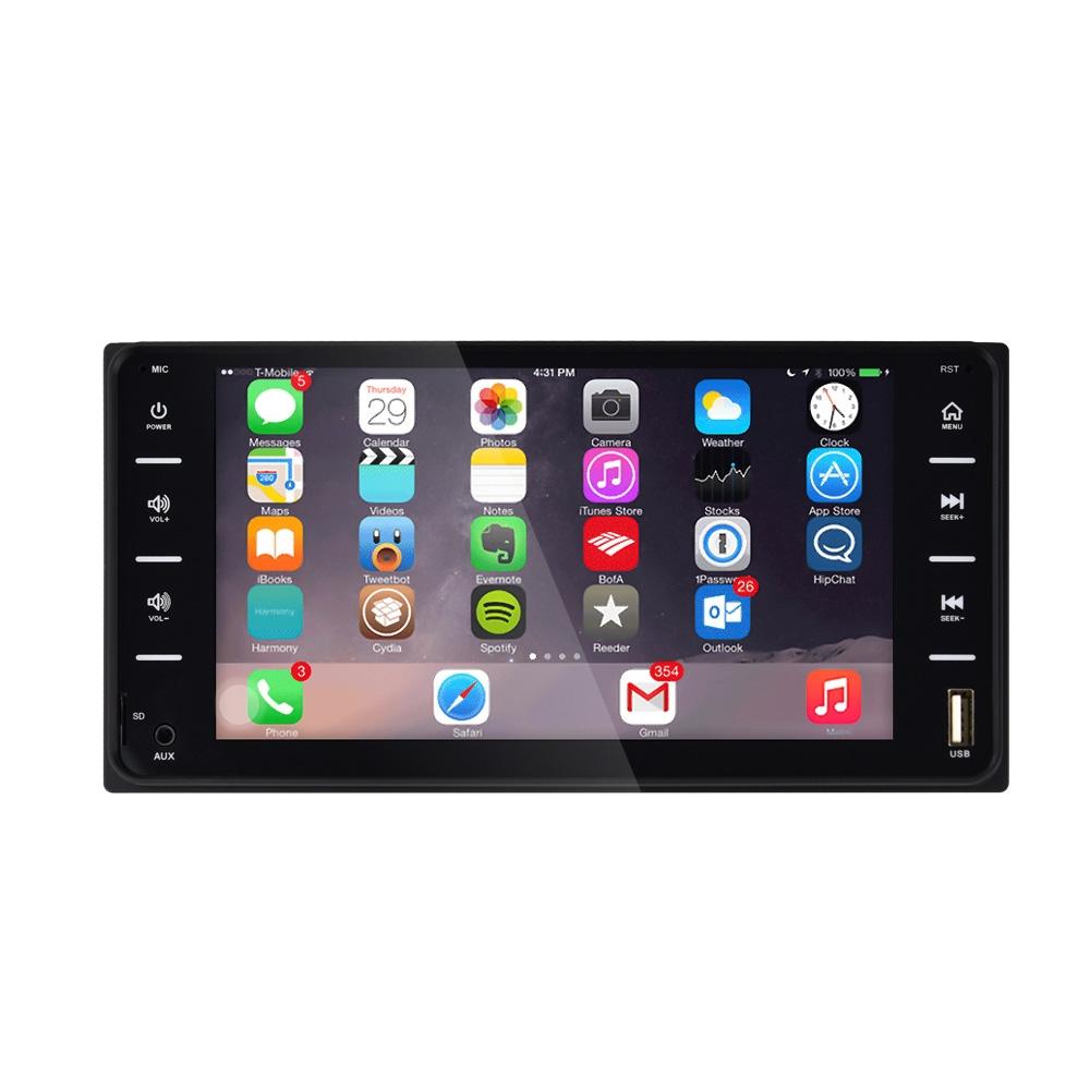 7 Inch Car Touch Screen Mp5 Player For Toyota Corolla - Fm / Tf / Mirror Link
