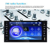 7 Inch Car Touch Screen Mp5 Player For Toyota Corolla - Fm / Tf / Mirror Link - Side View