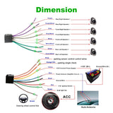 7 Inch Car Touch Screen Mp5 Player For Toyota Corolla - Fm / Tf / Mirror Link - 45-Degree Angle