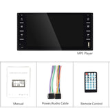7 Inch Car Touch Screen Mp5 Player For Toyota Corolla - Fm / Tf / Mirror Link - Low Angle
