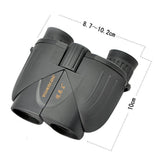Portable Mini Binoculars for Camping Hunting and Traveling - 10x25 - 45-Degree Angle