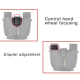 Portable Mini Binoculars for Camping Hunting and Traveling - 10x25 - Rear View