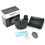 Portable Mini Binoculars for Camping Hunting and Traveling - 10x25 - Low Angle