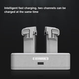 4-battery Cynova Charging Butler Dual Charging Option - Rear View