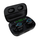 Wireless Touch Earbuds with Magnetic Charging Case - Front View