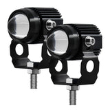 Car / Motorcycles Dc9 - 30V / 18W / 2000Lm / 6000K / 3000K Ip67 Mini Led Headlight - Front View