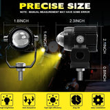 Car / Motorcycles Dc9 - 30V / 18W / 2000Lm / 6000K / 3000K Ip67 Mini Led Headlight - Side View