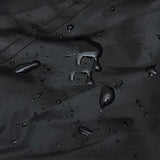 Outdoor Furniture Set Cover - Waterproof Anti-uv Dust-proof - 210d Oxford Cloth - 242x162x100cm - Black - Rear View