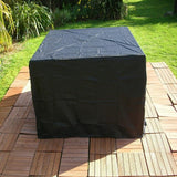 Outdoor Furniture Set Cover - Waterproof Anti-uv Dust-proof - 210d Oxford Cloth - 242x162x100cm - Black - Extra Image
