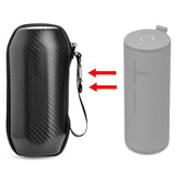 Carbon Fiber Protective Bag For Logitech Ue Boom3 Bluetooth Speaker - Front View