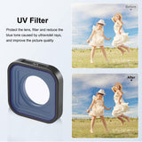 Gopro Action Camera Lens Filter - Compatible with Hero12 / 11 / 10 / 9 - Close-Up Angle
