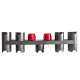 9-hole Attachment Holder for Dyson Vacuum Cleaners - Space-saving Storage Rack - Side View